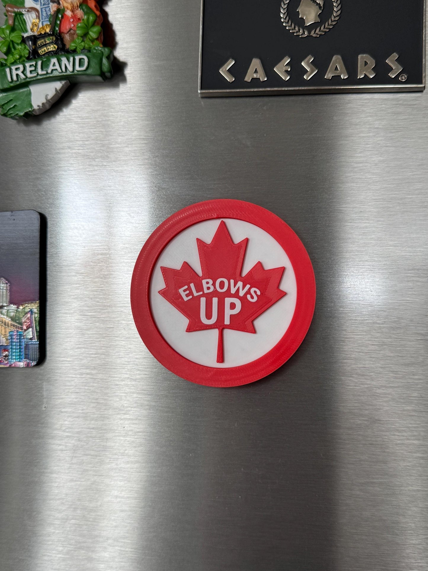 Elbows Up! Canada - Fridge Magnet!
