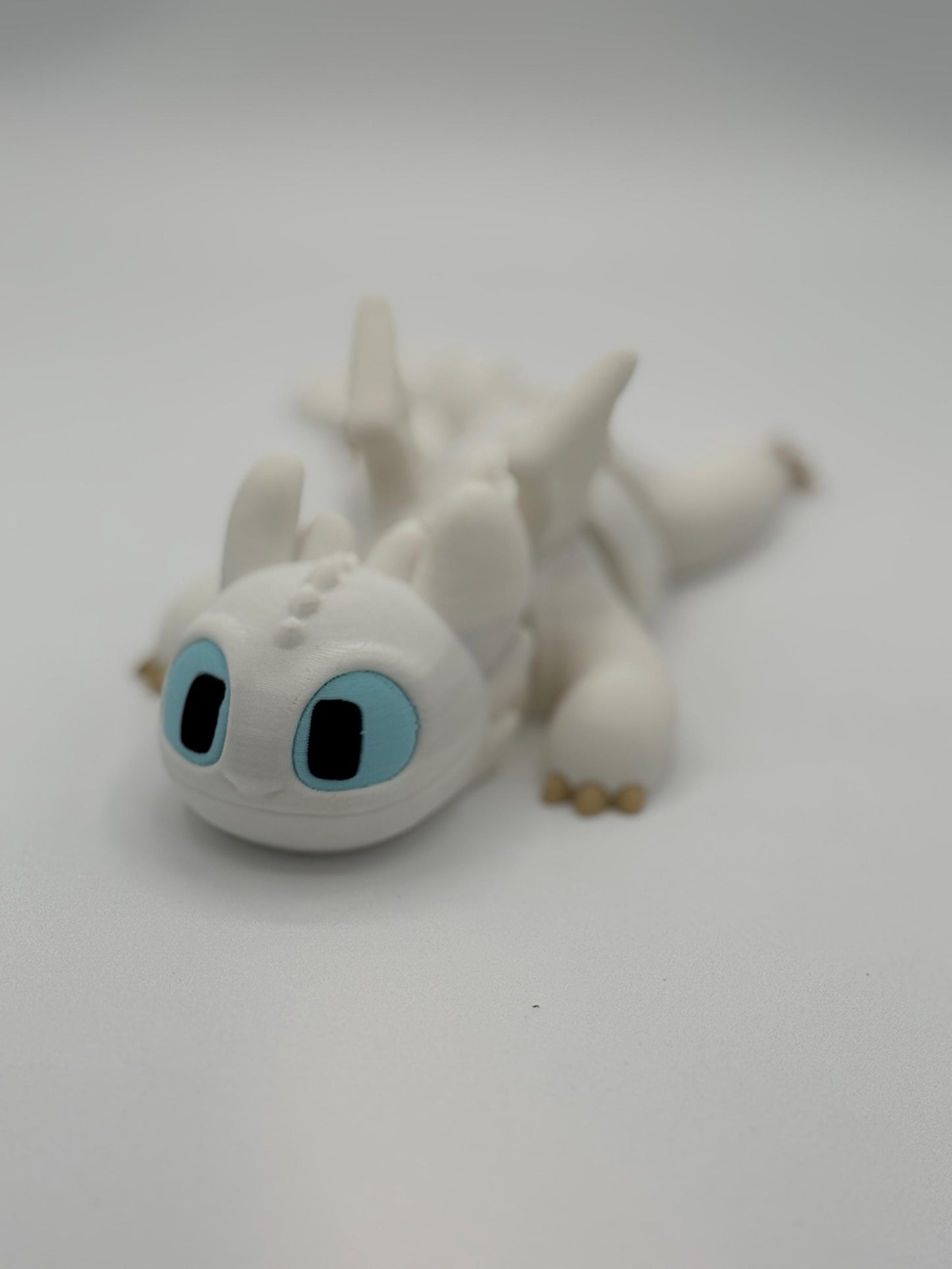 Light fury and Toothless