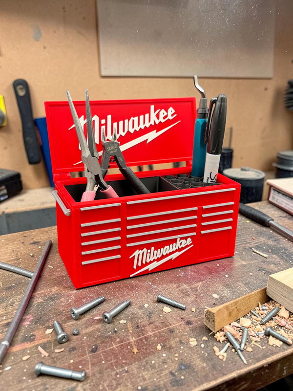 Toolbox Themed Pen/Bench Organizer Case