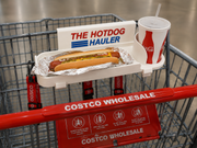 THE HOTDOG HAULER Cart Clip Tray for Costco Food Court