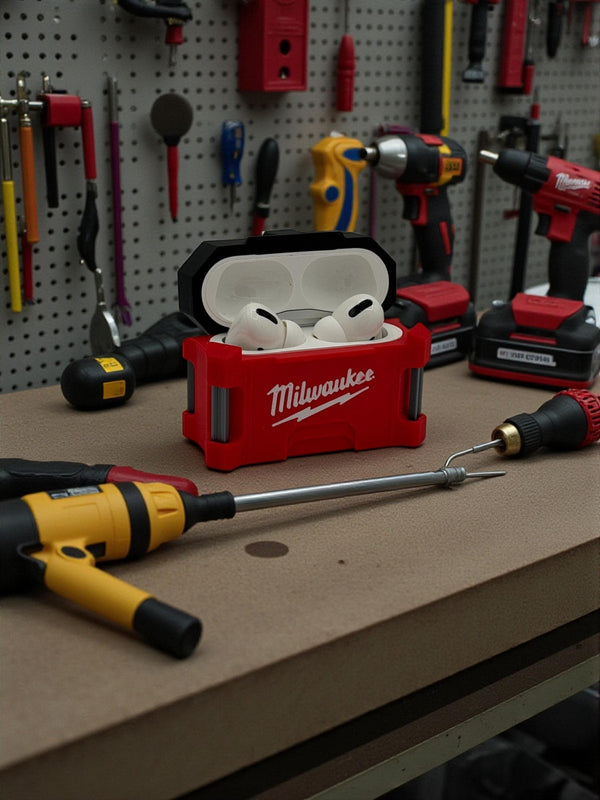 Milwaukee Packout Themed Airpod Case: Engraved Personalization Option!