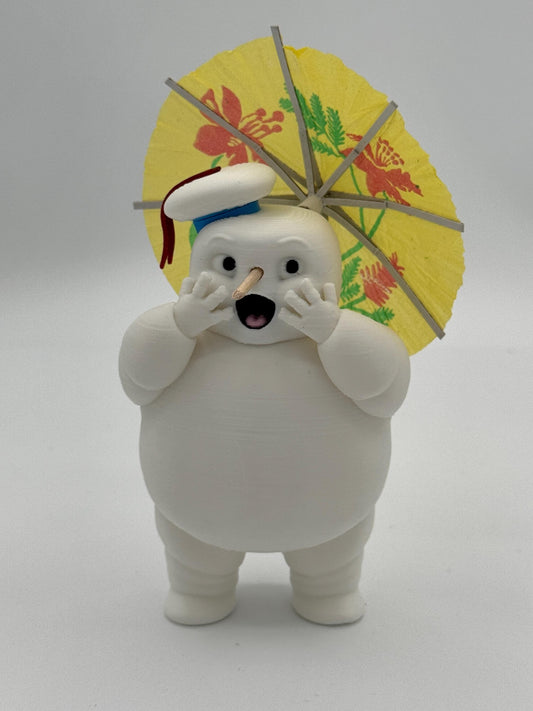 Oops! Mini Stay Puft Marshmallow Man Figurine - Handmade Fan Art