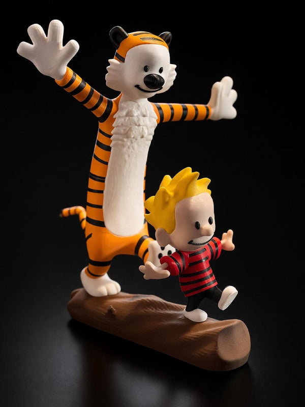 Calvin and Hobbes Inspired Artwork - Ideal for Comic Strip Fans