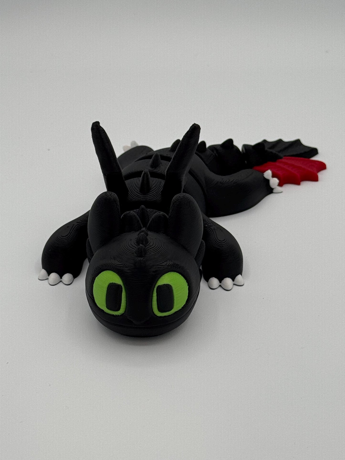 Light fury and Toothless