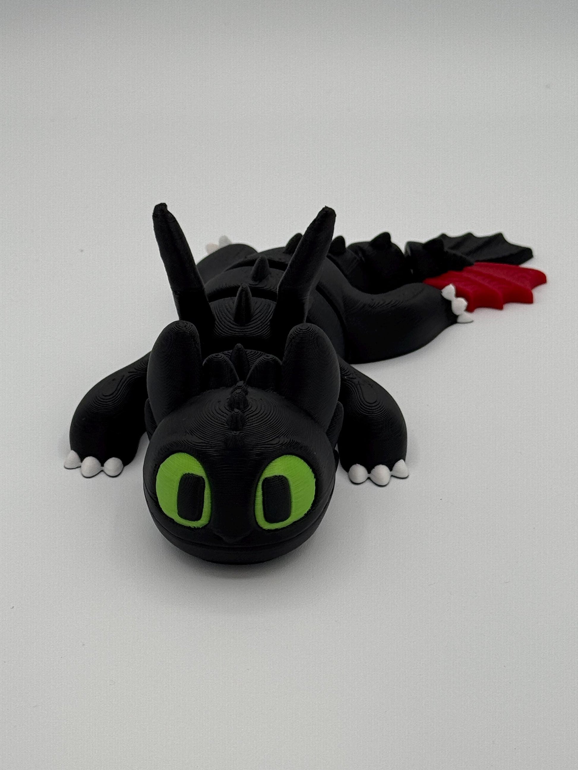 Light fury and Toothless