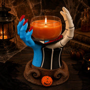 Nightmare Before Christmas Jack Skellington and Sally Gothic Candle Holder