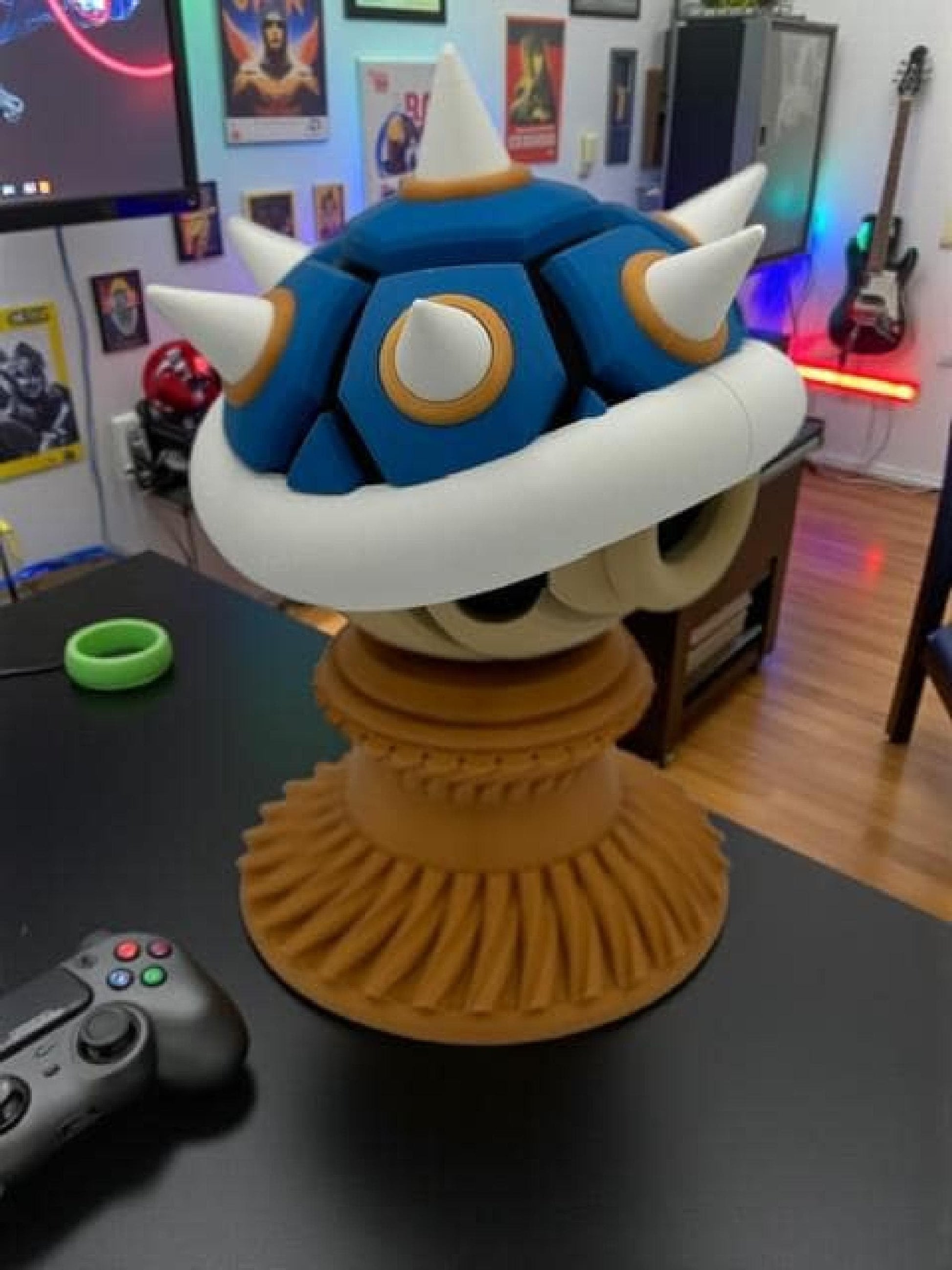 Mario Kart Turtle Shell Organizer: Switch Game Holder and Trophy Decor