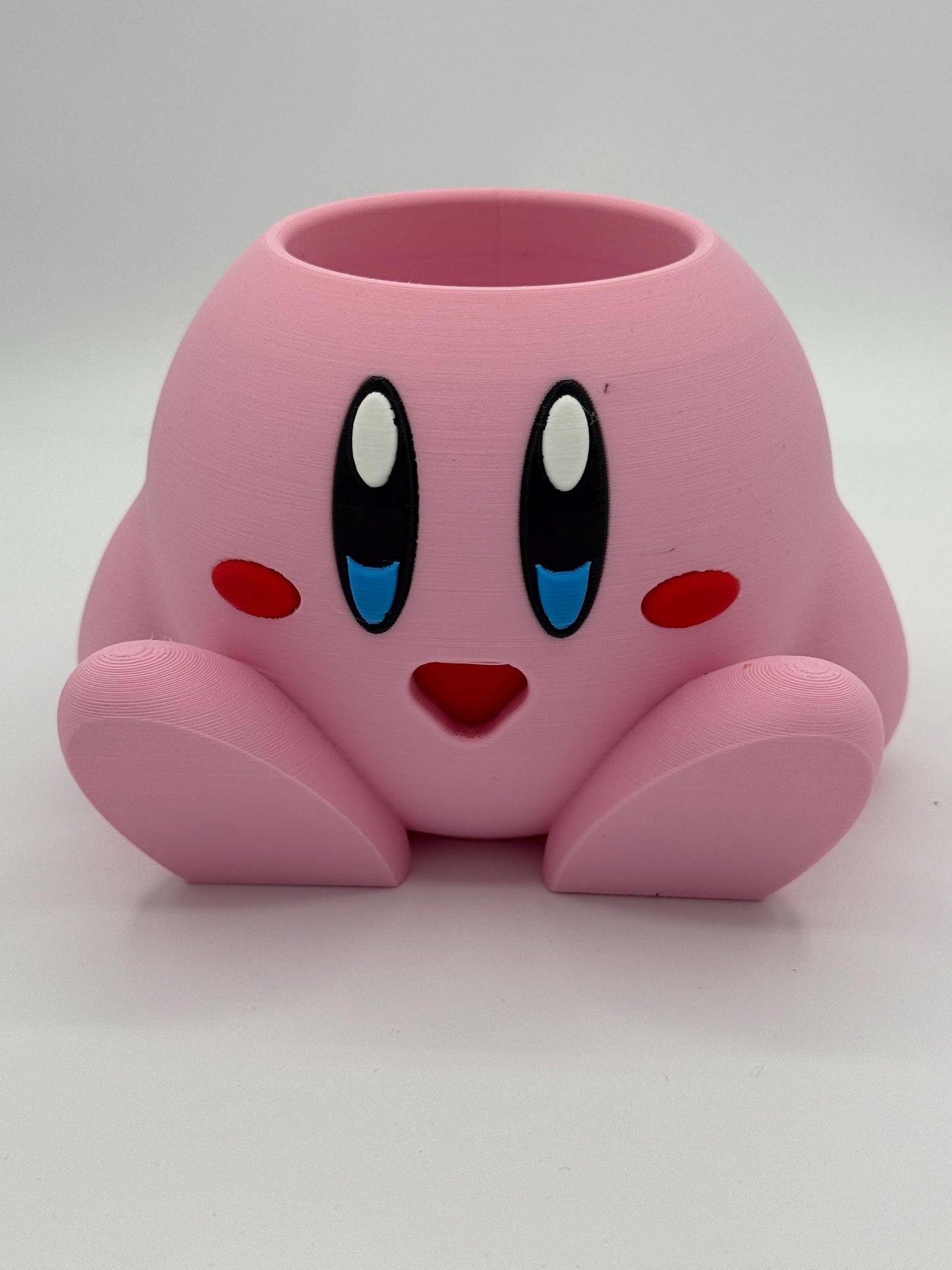 Kirby Pen Holder/Succulent Planter!  Perfect gift for the Nintendo fan in your life!