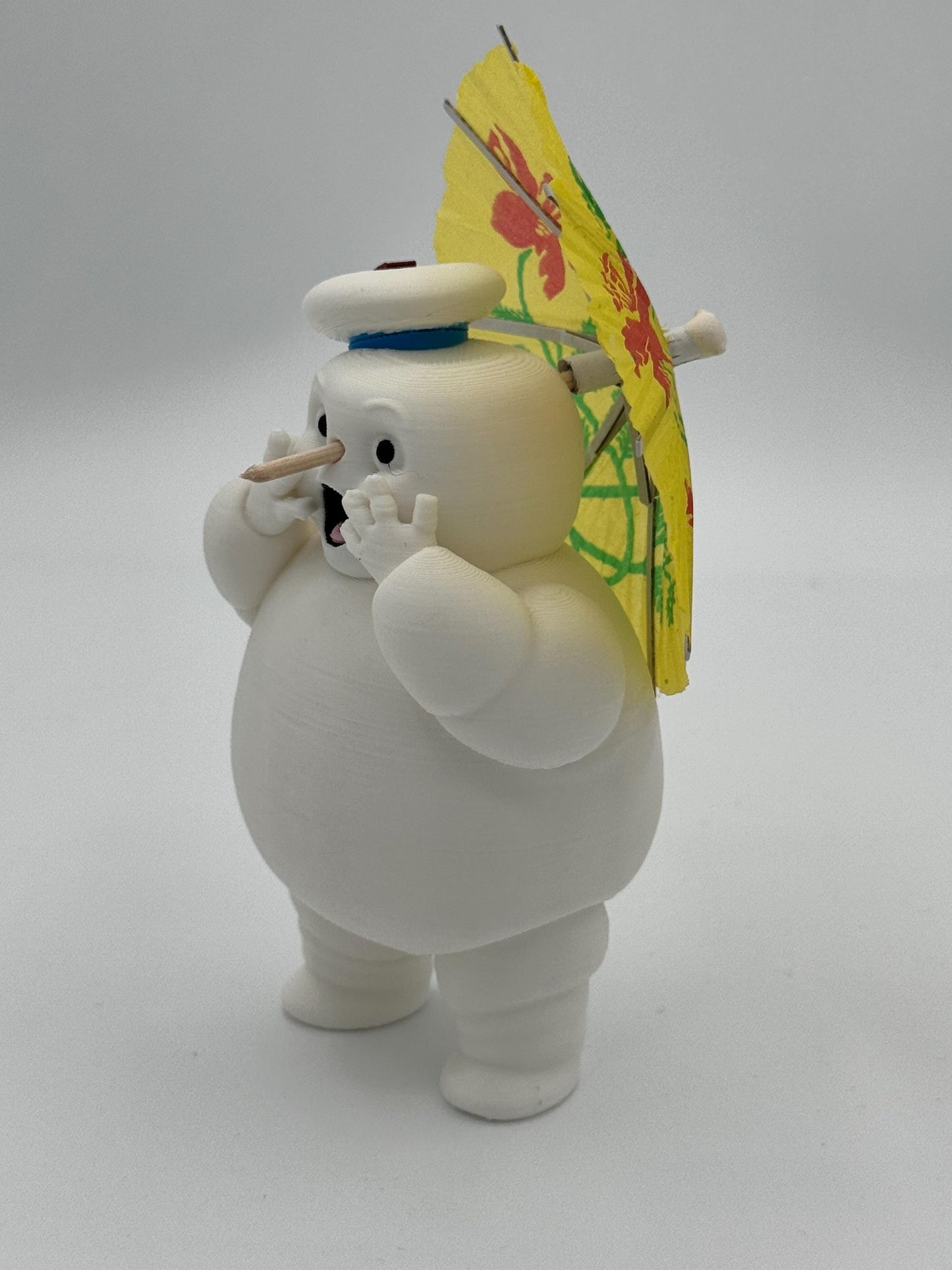 Oops! Mini Stay Puft Marshmallow Man Figurine - Handmade Fan Art