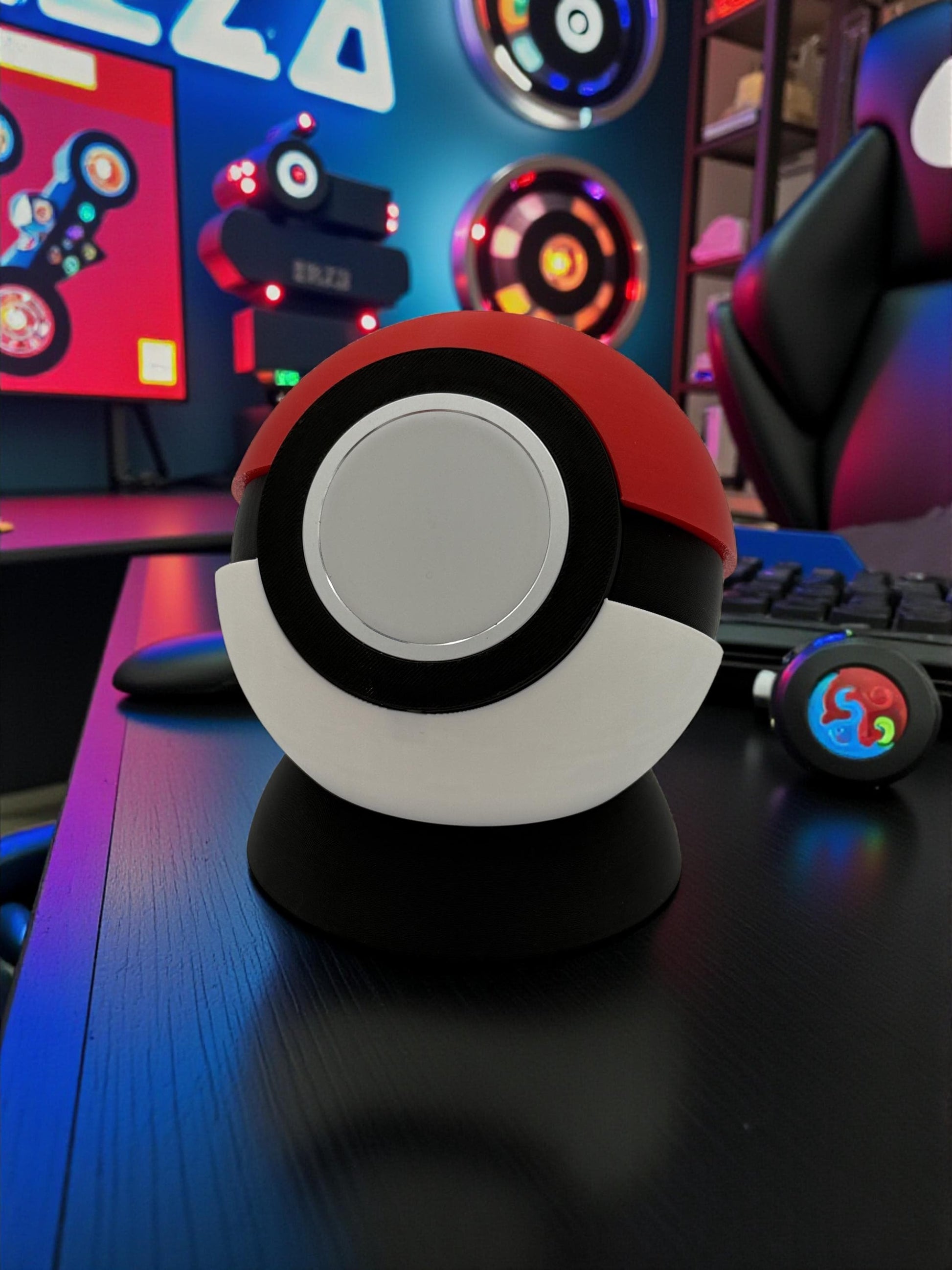 Pokeball Magsafe Charger Stand: Pokemon fun, Compact Gaming Decor