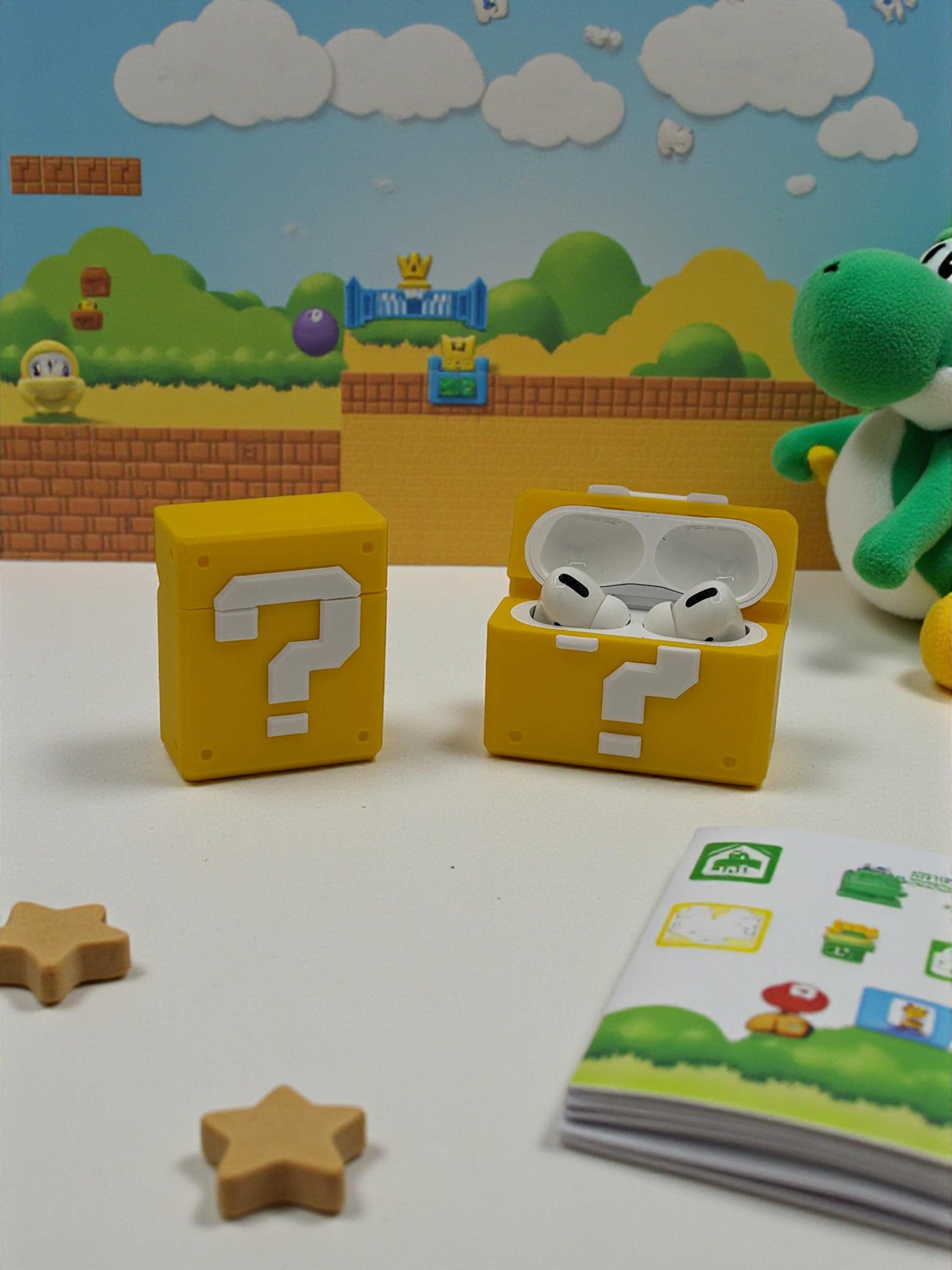 Super Mario Themed Airpods Case: Nintendo fun, Compact Gaming Decor