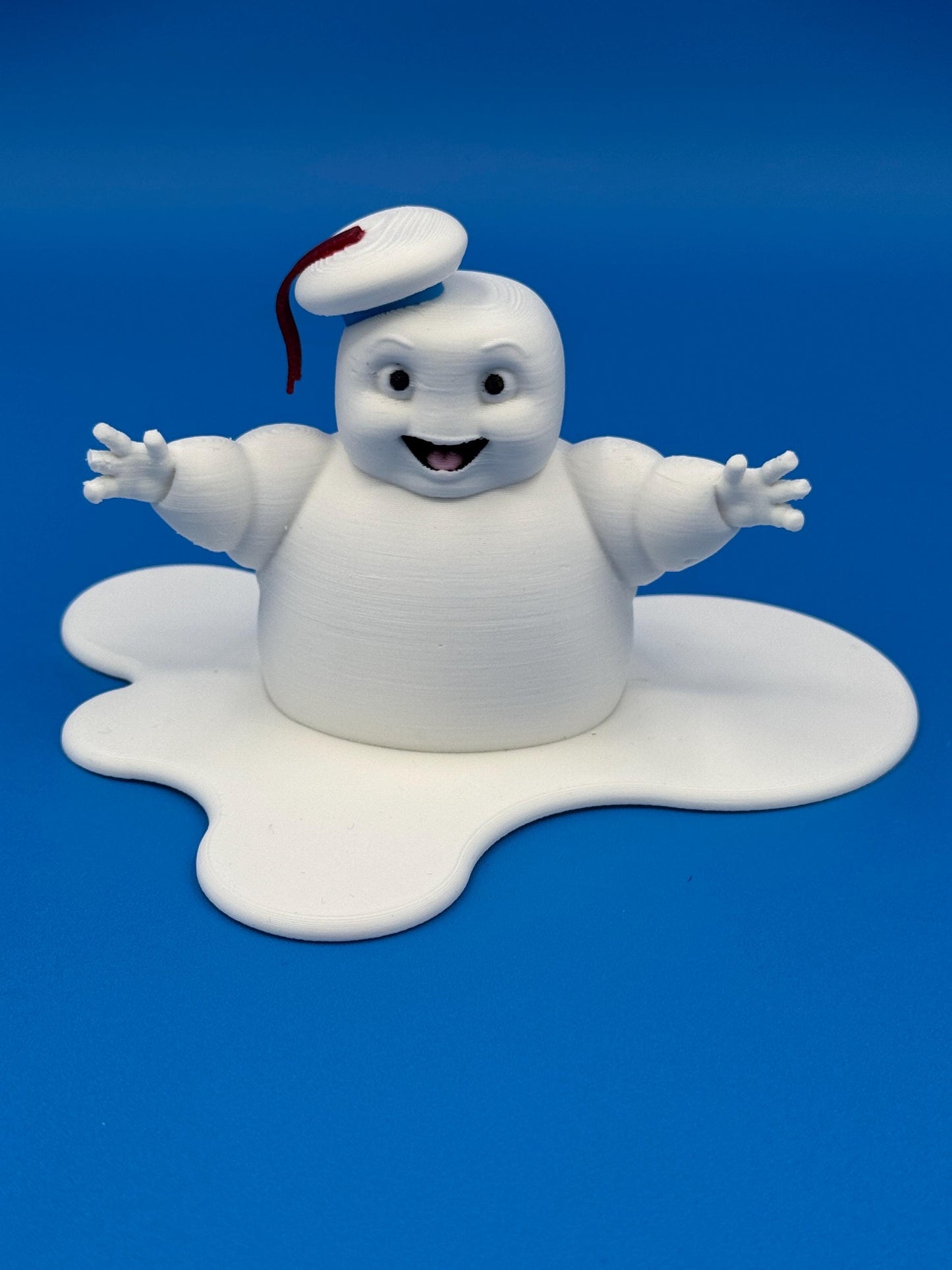 Melting Version of Adorable Ghostbusters Mini Stay Puft Marshmallow Men Figurines - Handmade Fan Art