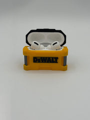 DeWalt Themed Packout Airpods Pro Case: Rugged Tool Fan Accessory