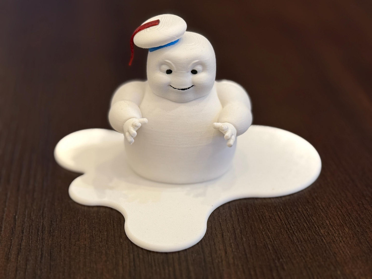 Melting Version of Adorable Ghostbusters Mini Stay Puft Marshmallow Men Figurines - Handmade Fan Art