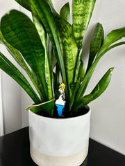 Homer Simpson Plant Stake: Quirky Simpsons Meme