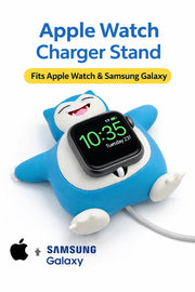 Snorlax Apple/Samsung Watch Charger Stand