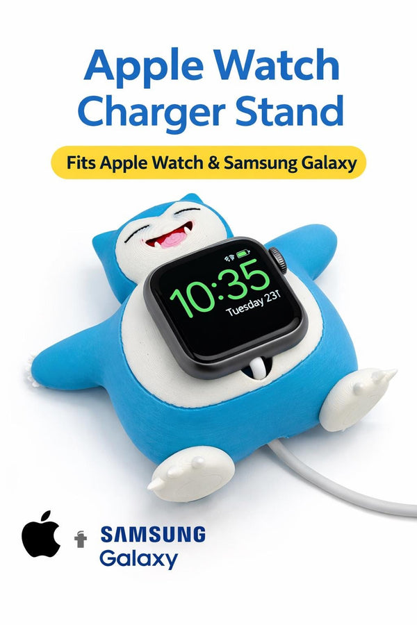 Snorlax Apple/Samsung Watch Charger Stand