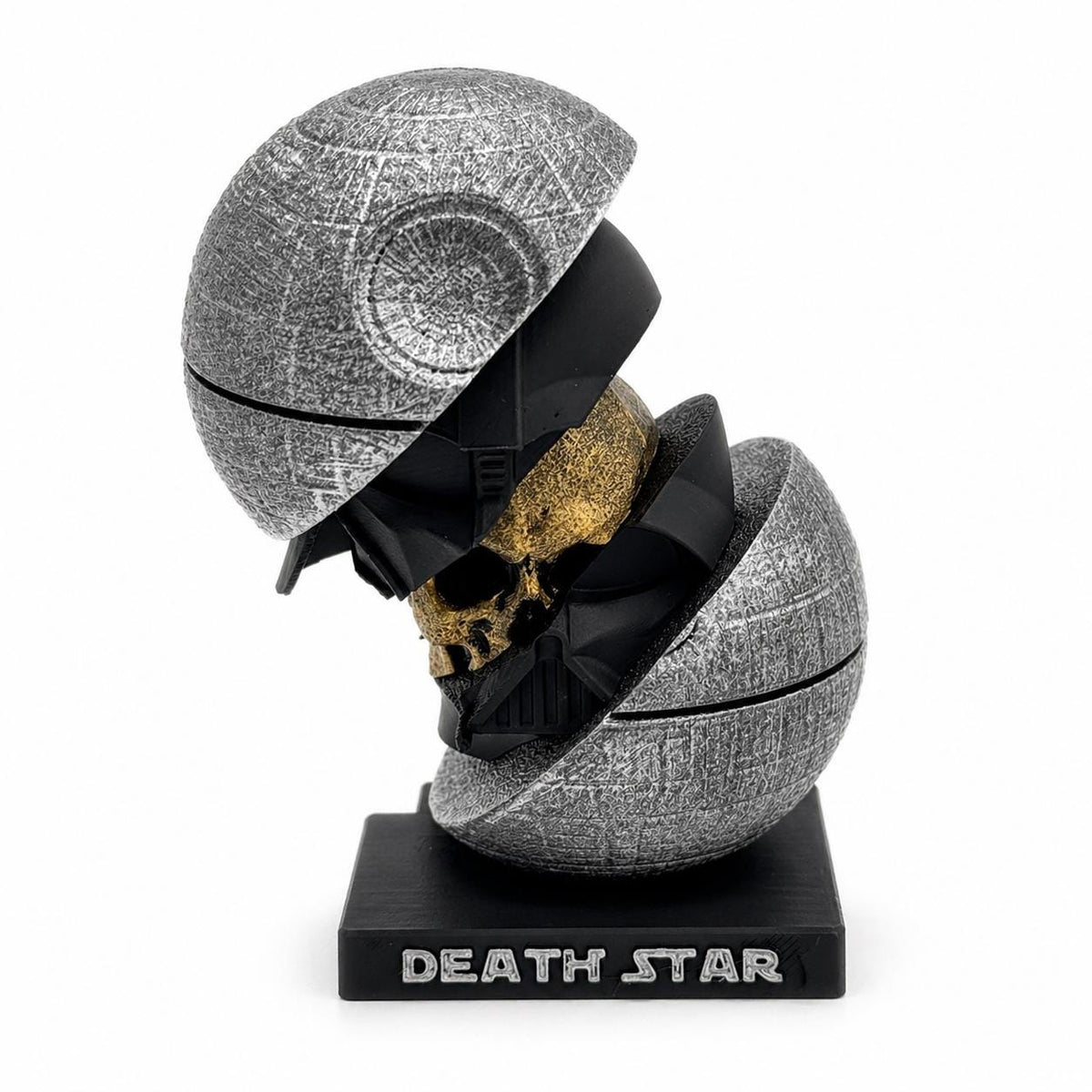 Darth Vader / Death Star Sculpture: Hand Painted Collector Display