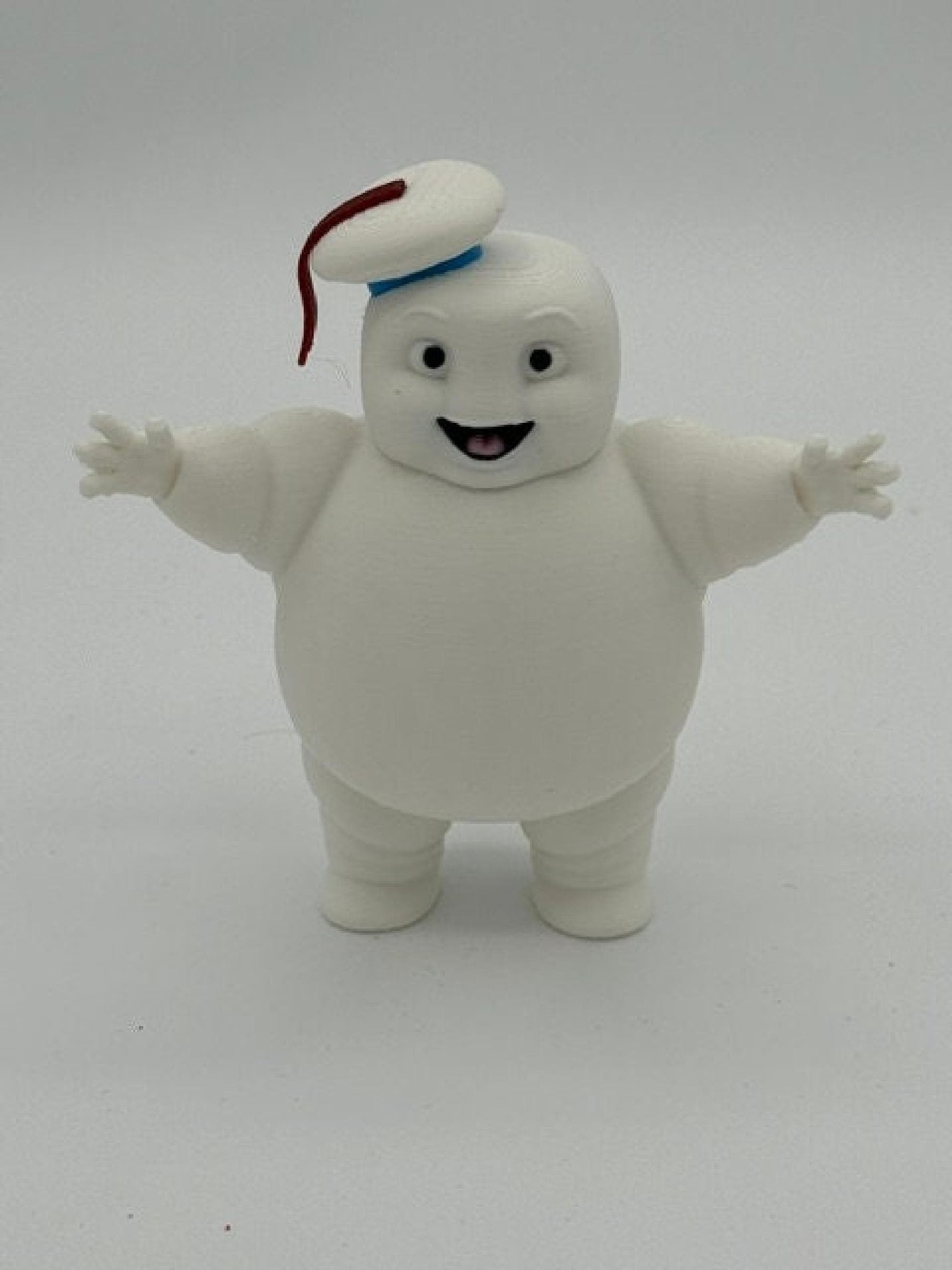 6 Adorable Ghostbusters Mini Stay Puft Marshmallow Men Figurines (6) - Handmade Fan Art