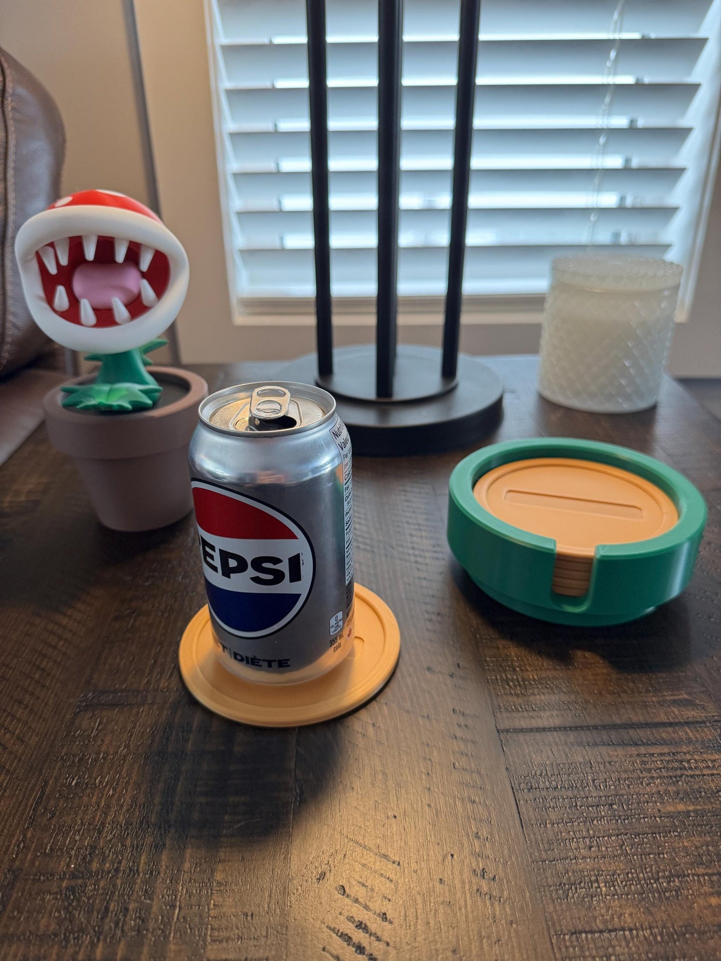 Super Mario Brothers Coin Coasters! Nostalgic Home Decor! Perfect for the game room!