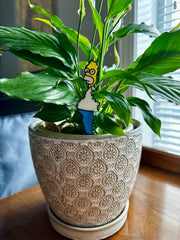 Homer Simpson Plant Stake: Quirky Simpsons Meme