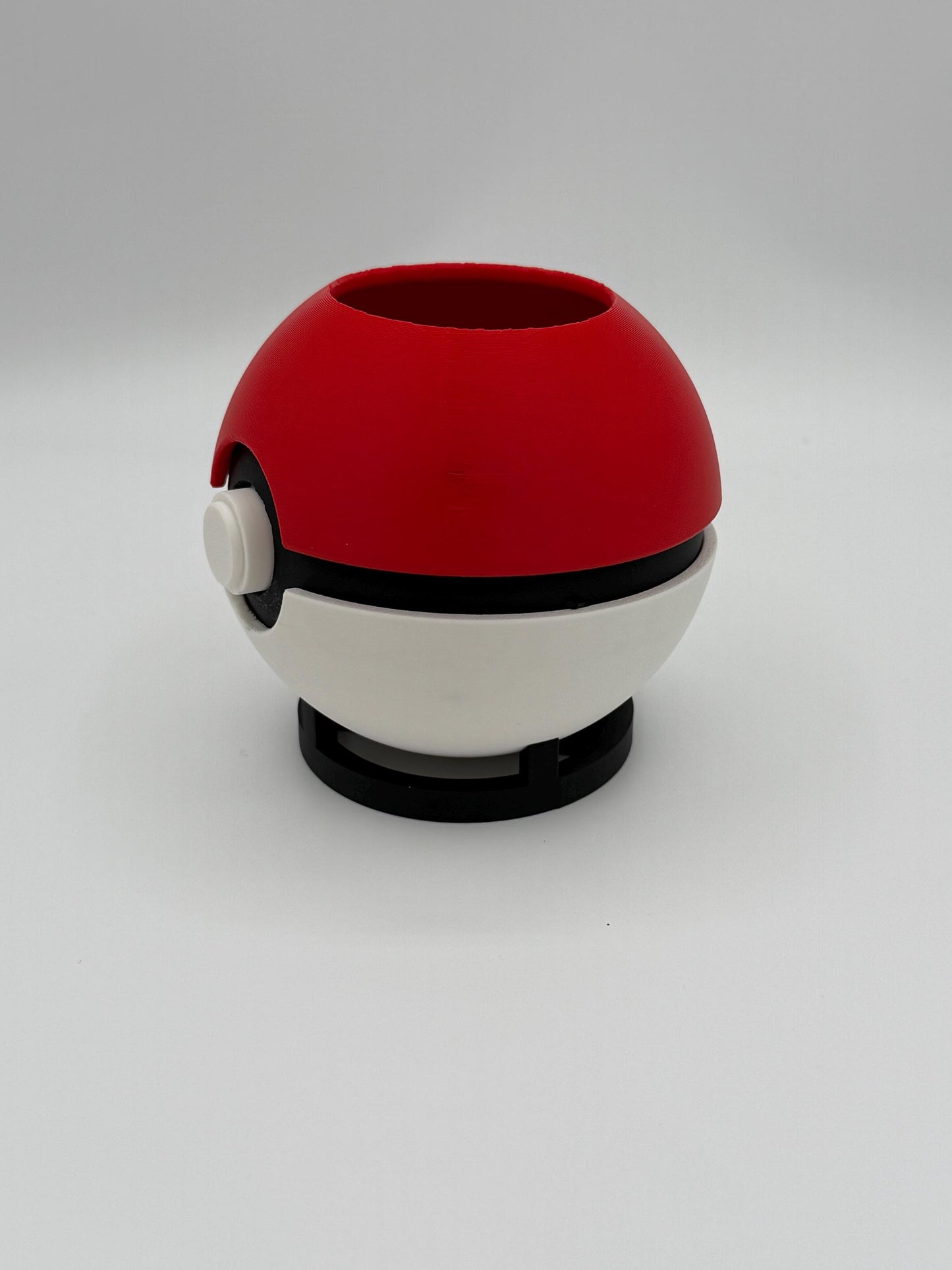 Pokeball Pen Holder – Durable Gaming Desk Decor & Compact Desk Cup
