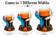 Nightmare Before Christmas Jack Skellington and Sally Gothic Candle Holder