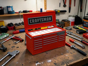 Toolbox Themed Pen/Bench Organizer Case