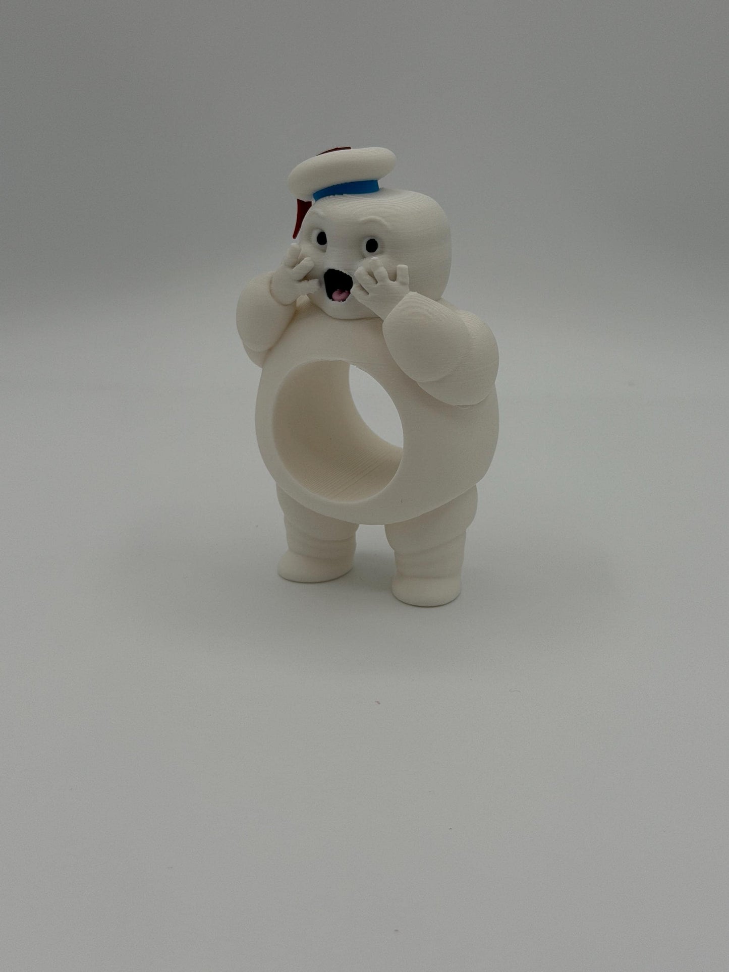 Stay Puft Figurine - Retro Ghostbusters Collectible | Handmade Mini Statue