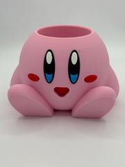 Kirby Pen Holder Planter, Cute Nintendo Desk Organizer
