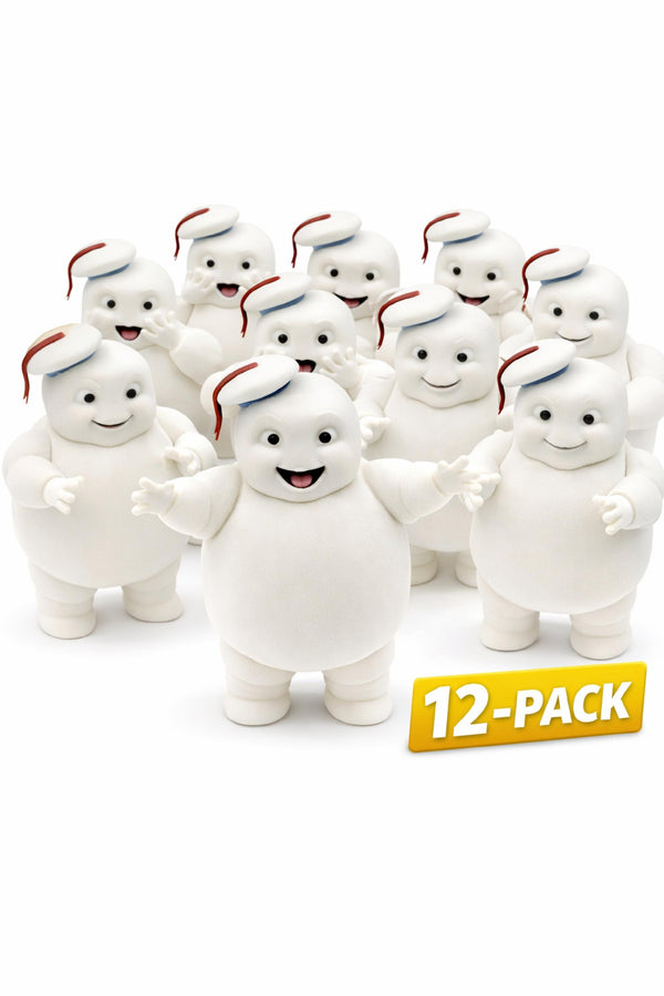 Mini Stay Puft  Figurines - 12 Pack