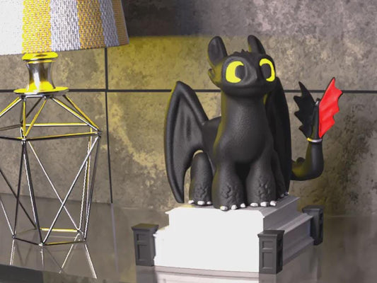 Toothless and Light Fury