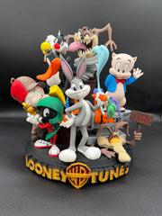 Looney Tunes Character Diorama | Retro Animation Figurine Collection