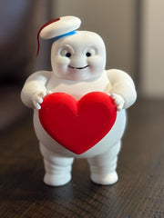 Mini Stay Puft  Figurine - Heart