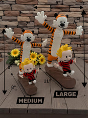 Calvin and Hobbes Inspired Artwork - Ideal for Comic Strip Fans
