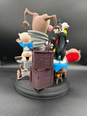Looney Tunes Character Diorama | Retro Animation Figurine Collection