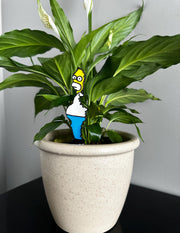 Homer Simpson Plant Stake: Quirky Simpsons Meme