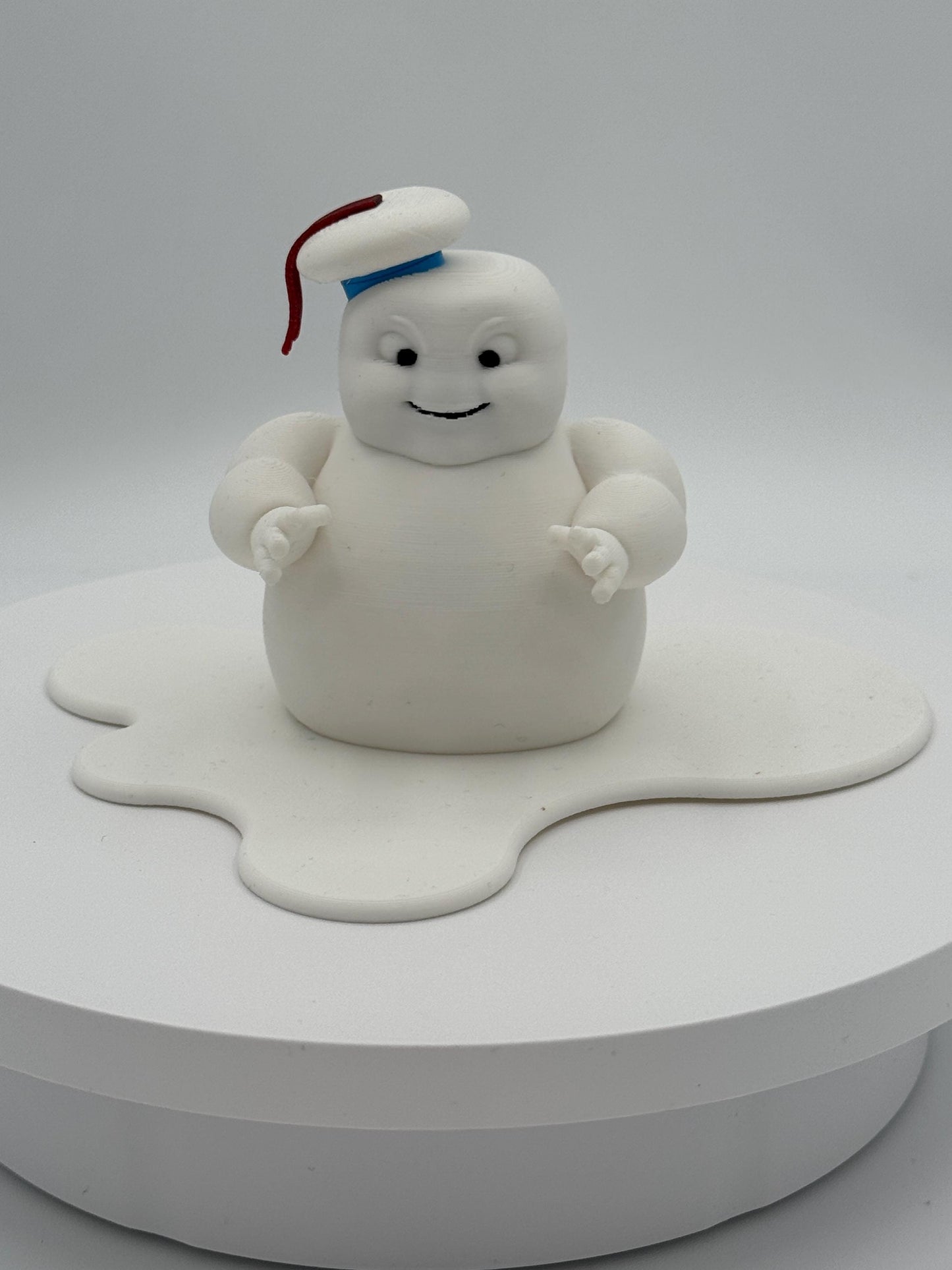 Melting Version of Adorable Ghostbusters Mini Stay Puft Marshmallow Men Figurines - Handmade Fan Art