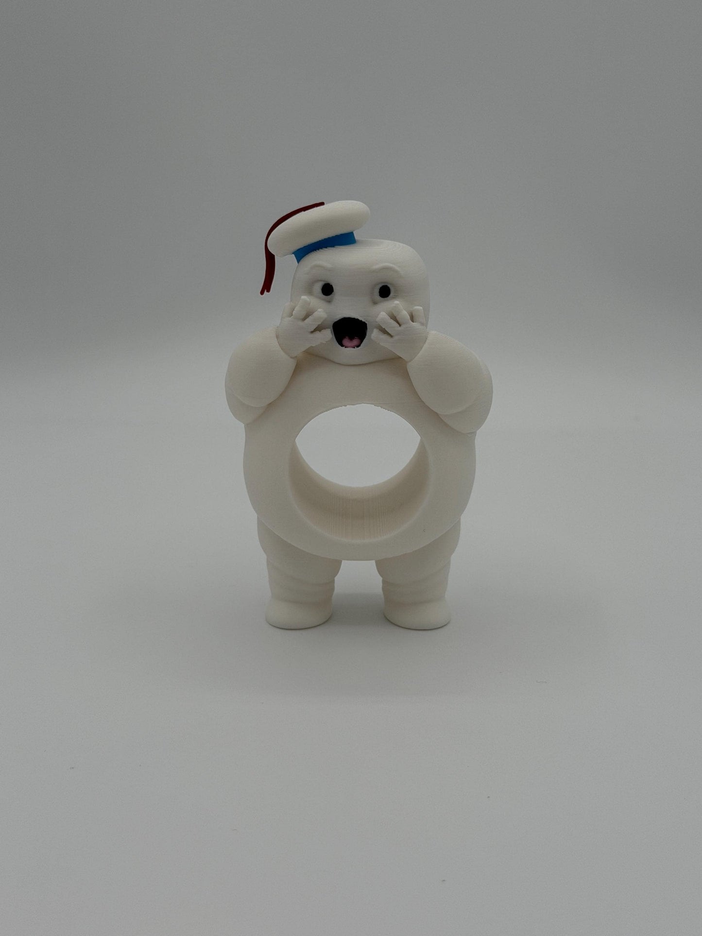 Stay Puft Figurine - Retro Ghostbusters Collectible | Handmade Mini Statue