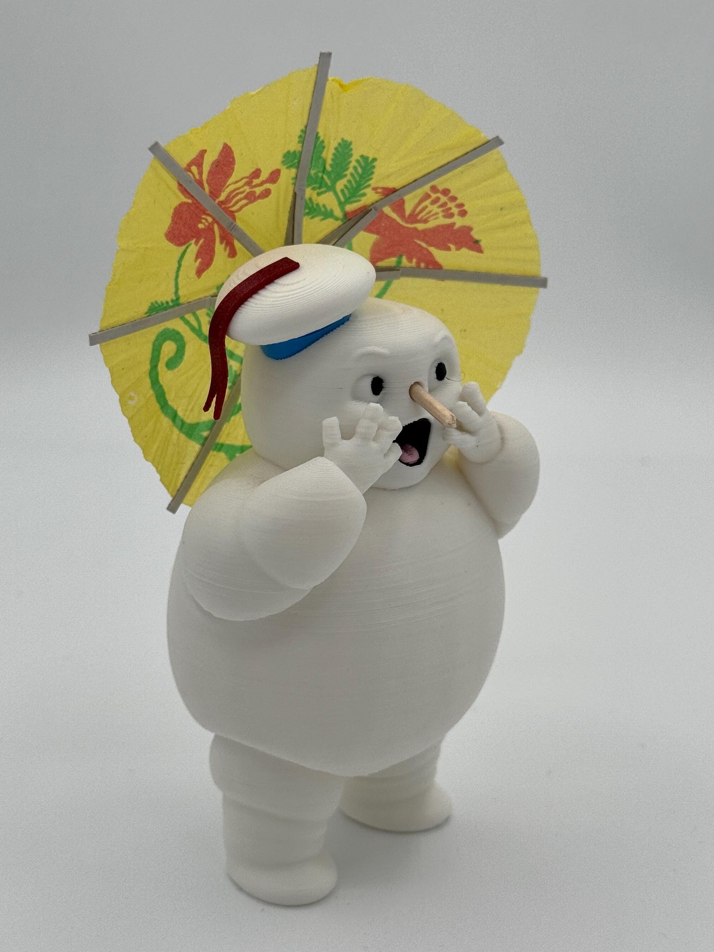 Oops! Mini Stay Puft Marshmallow Man Figurine - Handmade Fan Art