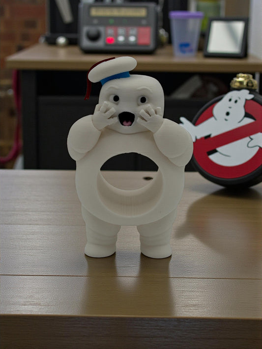 Stay Puft Figurine - Retro Ghostbusters Collectible | Handmade Mini Statue