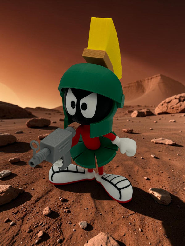 Marvin The Martian Figurine - Retro Cartoon Collectible | Looney Tunes Decor