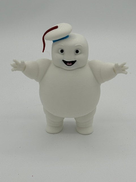 6 Adorable Ghostbusters Mini Stay Puft Marshmallow Men Figurines