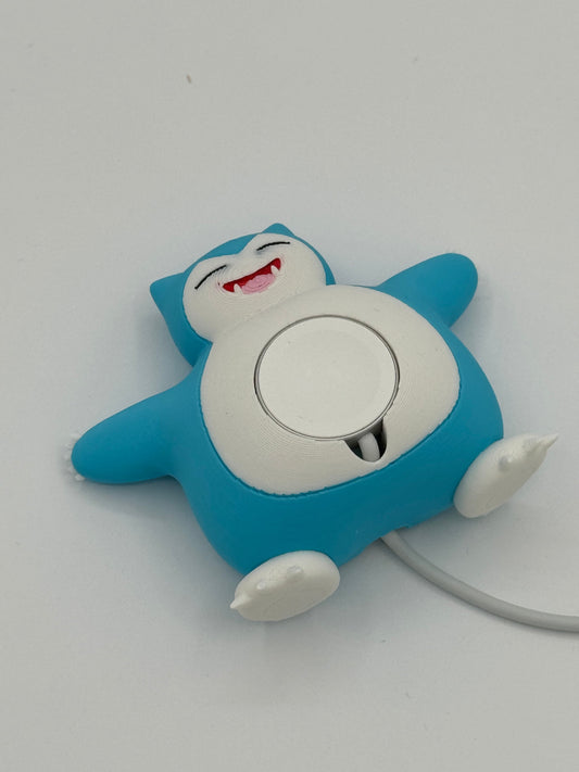 Cute Snorlax Pokemon Apple or Samsung Watch Charger