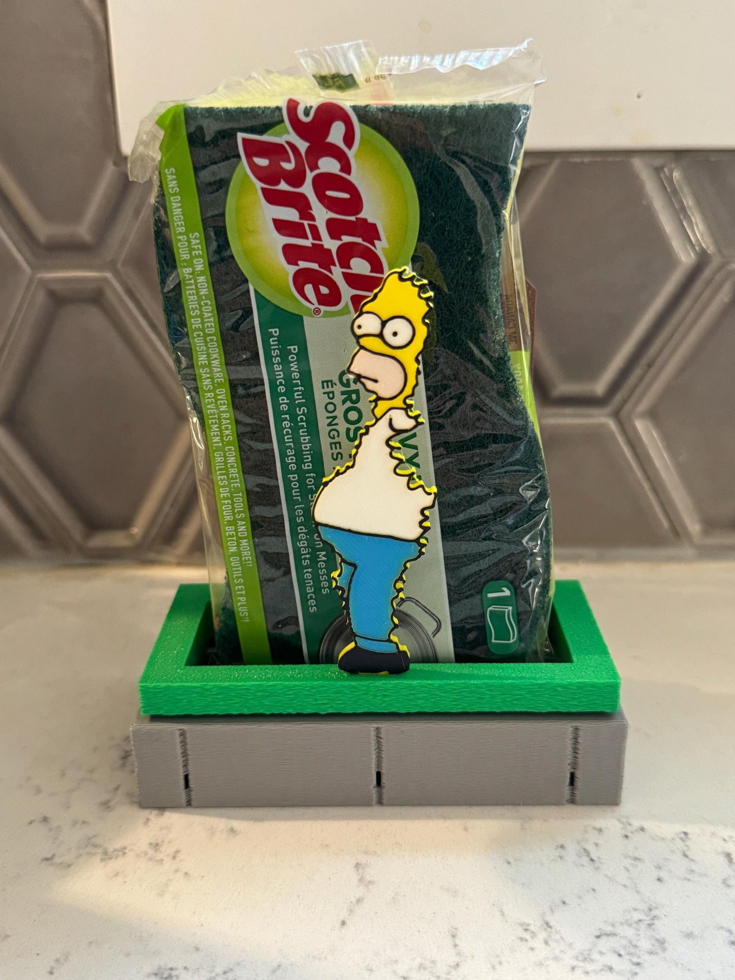 Quirky Homer Simpson Meme Sponge Holder with Sponge Included!