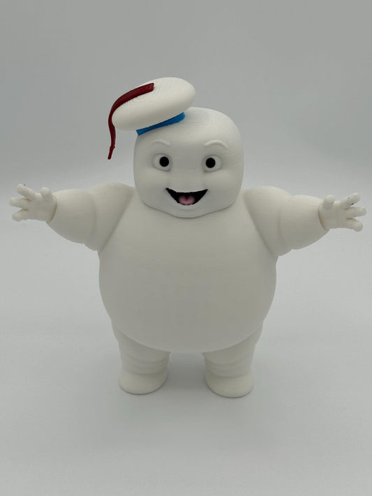 NEW! Large Ghostbusters Stay Puft Marshmallow Men Figurines (1) - Handmade Fan Art.  Unique gift for him or her!