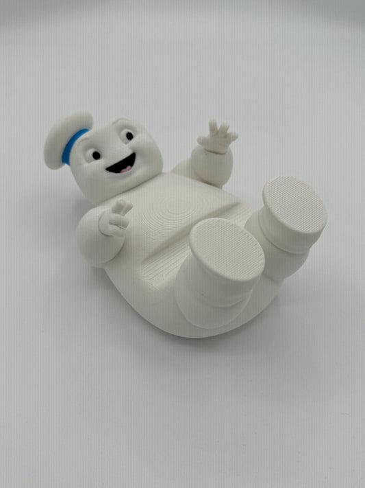 Adorable Nintendo Switch Holder - Mini Stay Puft Marshmallow Man - Handmade Fan Art