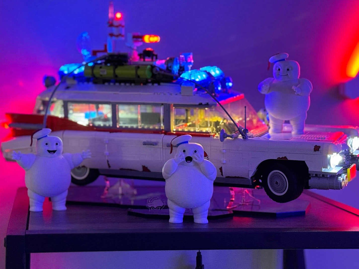 NEW! Large Ghostbusters Stay Puft Marshmallow Men Figurines (1) - Handmade Fan Art.  Unique gift for him or her!